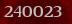 Security code