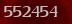 Security code
