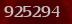 Security code
