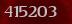 Security code