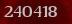 Security code