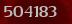 Security code