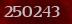Security code