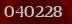 Security code