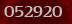 Security code