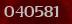 Security code