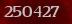 Security code