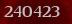 Security code