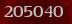 Security code