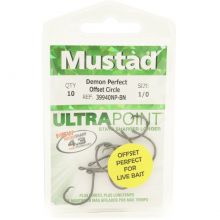 MUSTAD DEMON 1 X STRONG PERFECT OFFSET 7BUC/PL